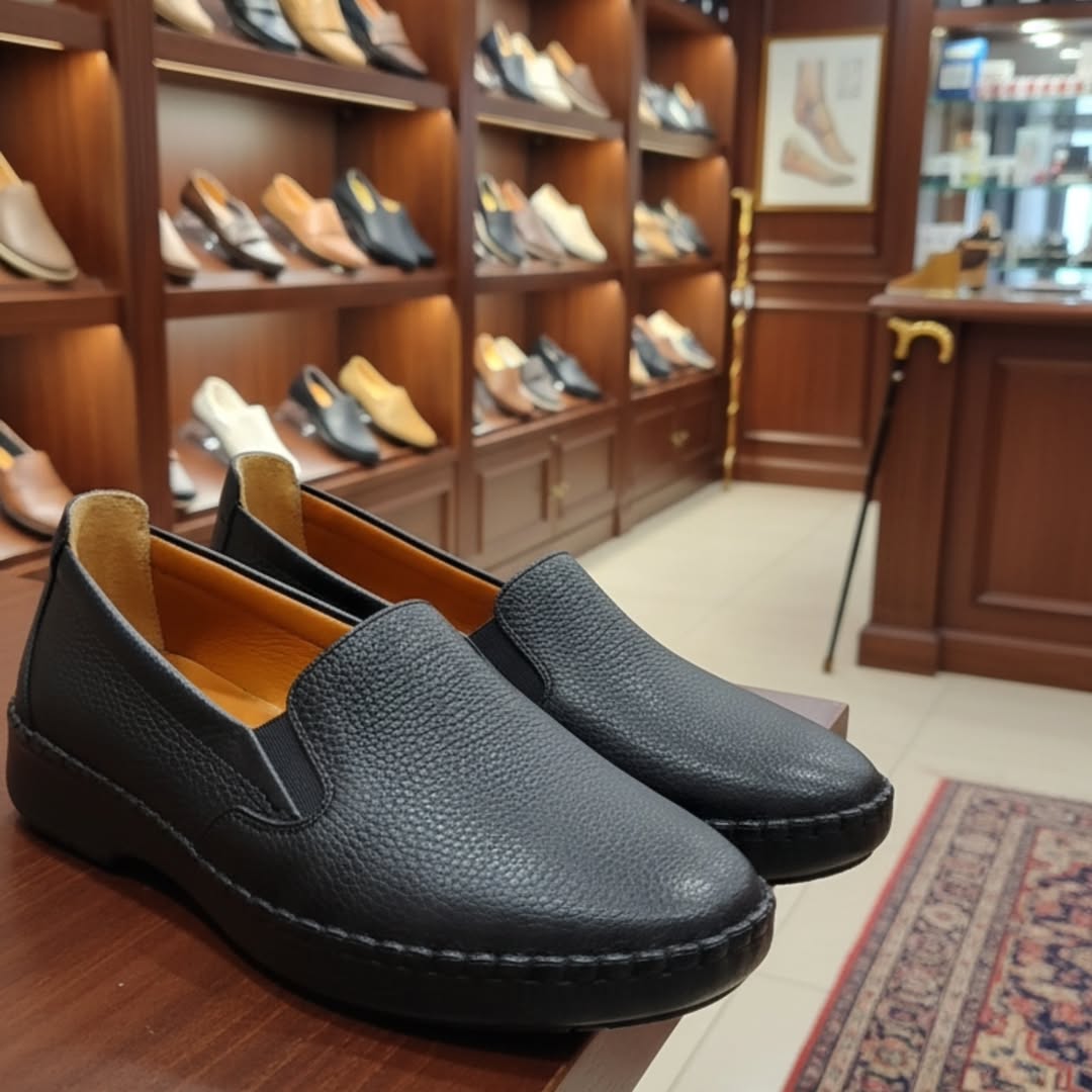 کفش طبی چرم